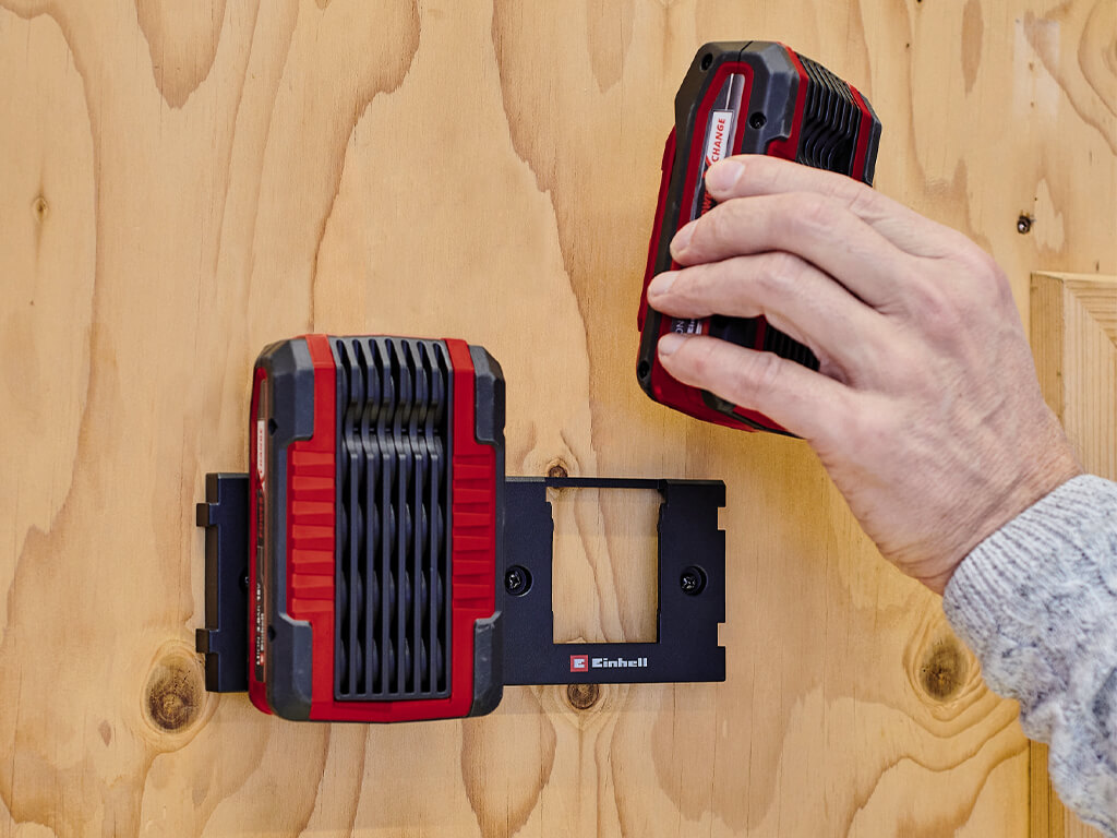 battery holder on the wall