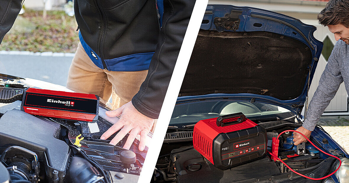 Jump starters vs. battery chargers Einhell Blog
