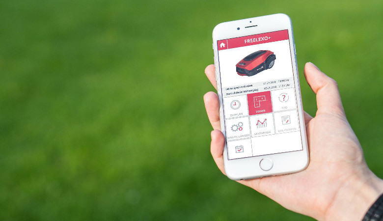 robotic lawn mower app